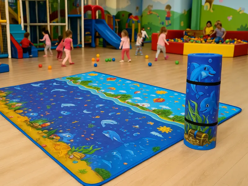 Детский игровой коврик из изолона