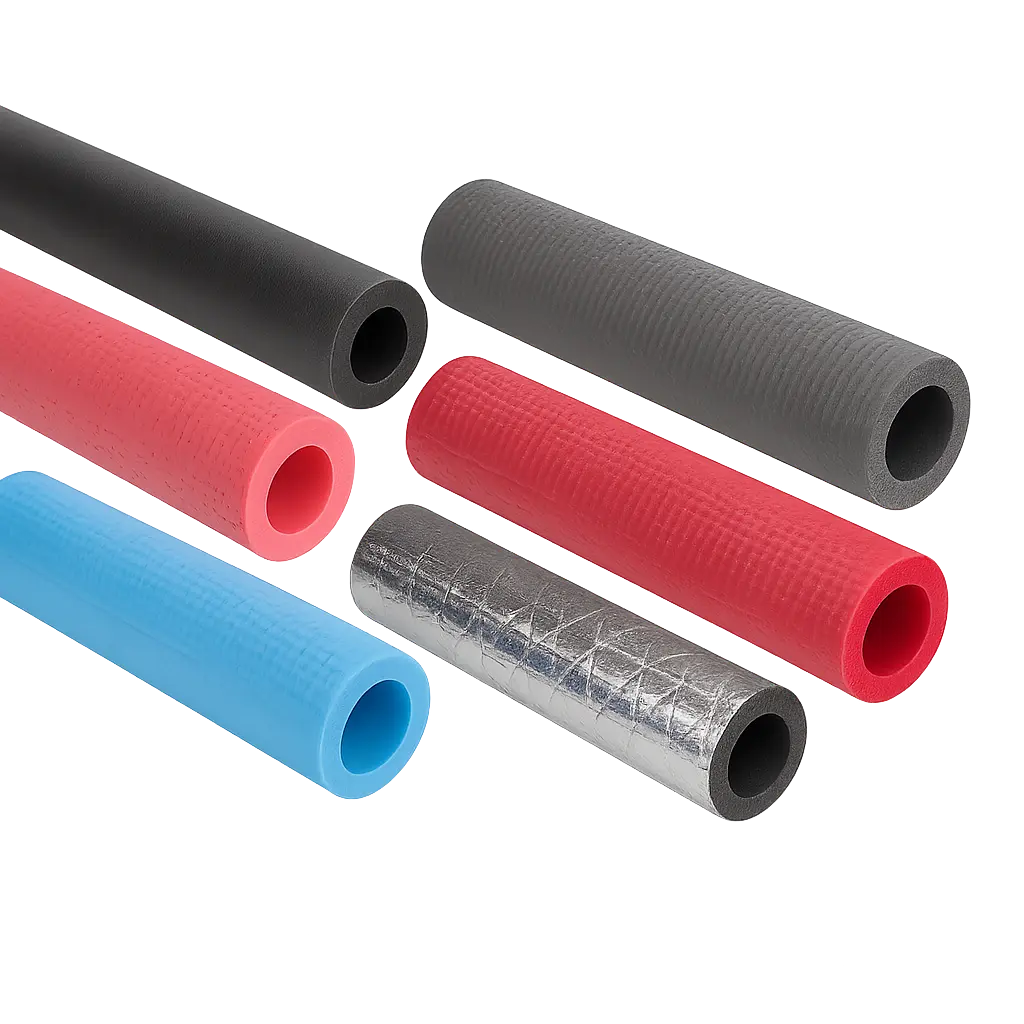 Тепло- и шумоизоляция труб EcoHeat® Pipe — трубка из физически сшитого пенополиэтилена